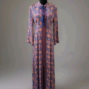 Beautiful Vibrant Multicolor Lace-Up Dress-NWOT-Size Medium